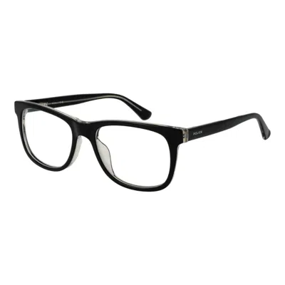 Police Black Cellulose Acetate Glasses (frames)