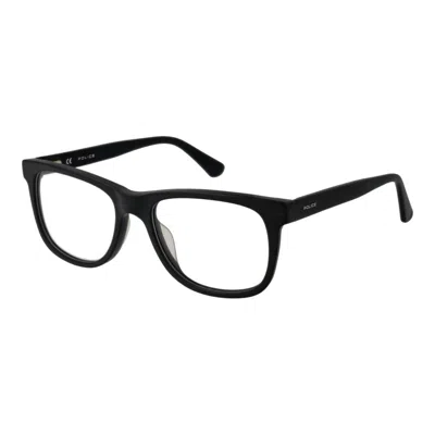 Police Black Cellulose Acetate Glasses (frames)