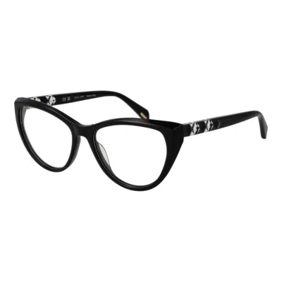 Police Black Plastic Glasses (frames) In Neutral