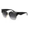 Police Black Plastic Sunglasses In Black