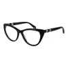 Police Burgundy Women Glasses Frame In Black