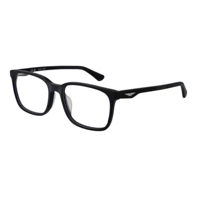 Police Blue Cellulose Acetate Glasses (frames) In Black