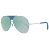 Police Blue Women Sunglasses In Green