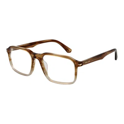 Police Brown Cellulose Acetate Glasses (frames) In Pattern