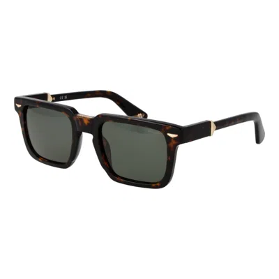 Police Brown Cellulose Acetate Sunglasses