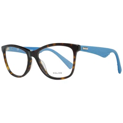 Police Brown Women Optical Frames In Blue