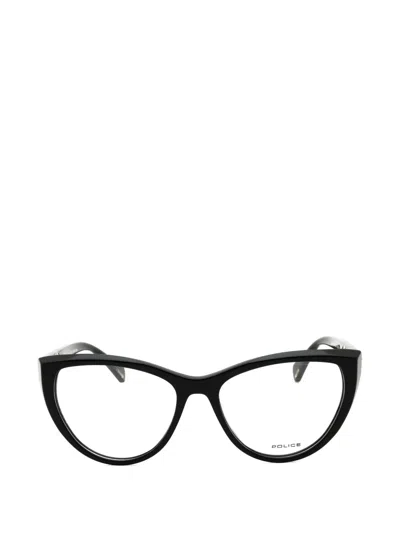 Police Cat-eye Glasses In Black