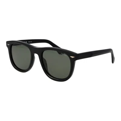 Police Black Cellulose Acetate Sunglasses