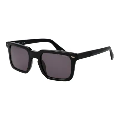Police Black Cellulose Acetate Sunglasses