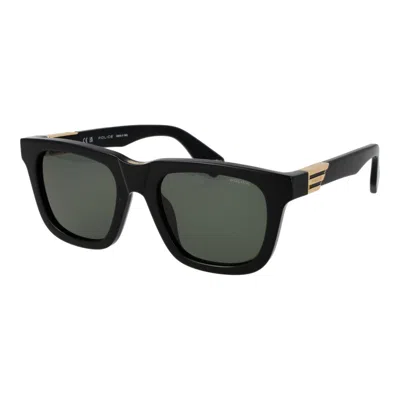 Police Cellulose Acetate Men's Sunglasses In Black