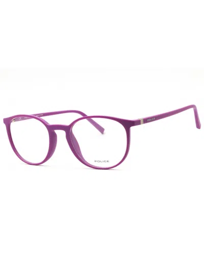 Police Chic Round Mini Eyeglasses For Women In Purple