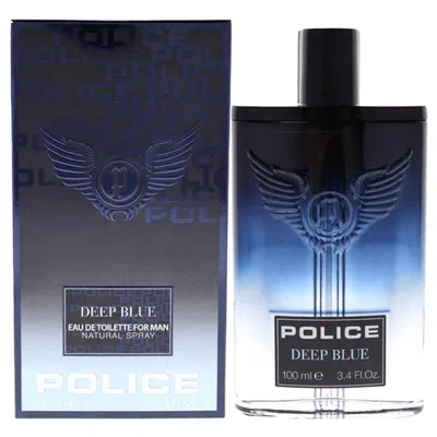 Police Deep Blue Edt Spray For Men In Multi