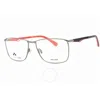 Police Demo Rectangular Unisex Eyeglasses Vplf06 0509 57