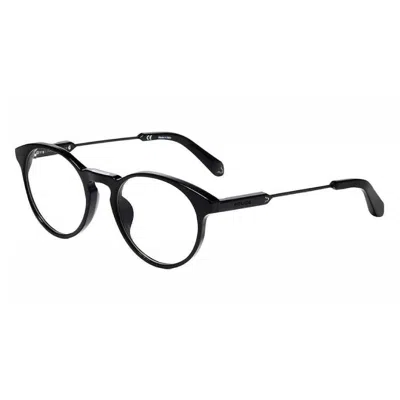 Police Demo Round Men's Eyeglasses Spla31 0700 50 In Black