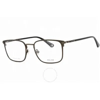 Police Demo Square Unisex Eyeglasses Vple96n 08gf 53 In Black