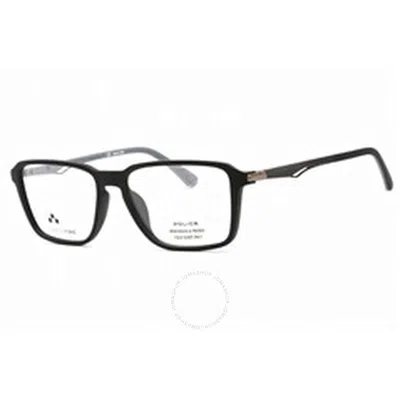 Police Demo Square Unisex Eyeglasses Vplf05m 0u28 54 In Black