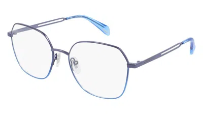 Police Eyeglasses In Azure Fading To Blue
