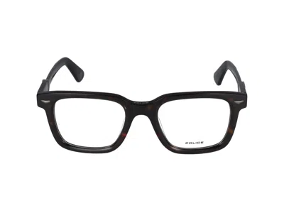 Police Eyeglasses In Dark Havana Glossy