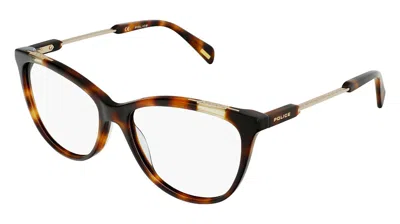 Police Eyeglasses In Shiny Brown Havana