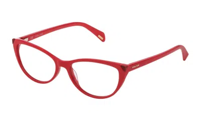 Police Eyeglasses In Shiny Red