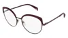 Shop Police Eyeglasses In Transparent Purple With Coloured Parts