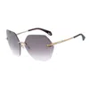Police Gold Metal Sunglasses In Gray