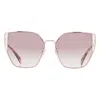 Police Gradient Brown Butterfly Ladies Sunglasses Spll38 08fc 57 In Pink