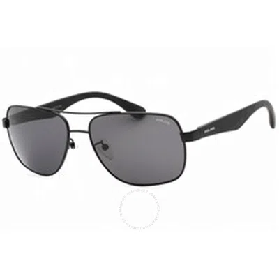 Police Grey Navigator Men's Sunglasses Spl655 0531 60 In Black