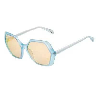 Police Injected Women's Sunglasses In Blue