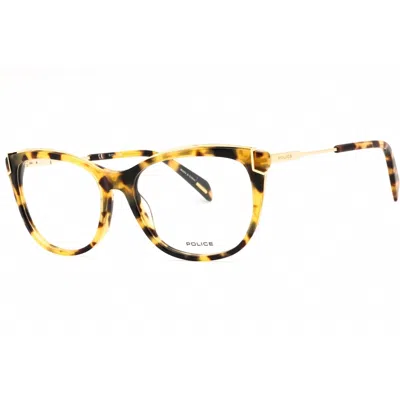 Police Ladies Brown Cat Eye Eyeglass Frames Vpla90