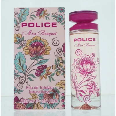 Police Ladies Miss Bouquet Edt Spray 3.4 oz Fragrances 679602501101 In White