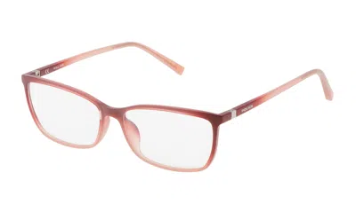 Police Ladies Orange Rectangular Eyeglass Frames Vpl196-550ggz