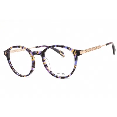 Police Ladies Purple Round Eyeglass Frames Vplg27