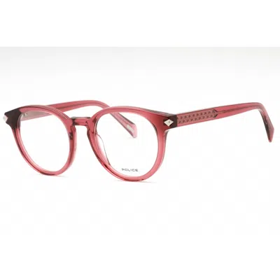 Police Ladies Red Round Eyeglass Frames Vplf30