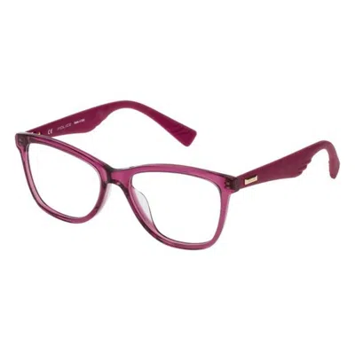 Police Ladies' Spectacle Frame  Vpl414520afd  52 Mm Gbby2 In Brown