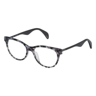 Police Ladies' Spectacle Frame  Vpl628 5109sx  51 Mm Gbby2 In Black