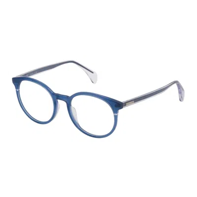 Police Ladies' Spectacle Frame  Vpl732-4903gr  49 Mm Gbby2 In Blue