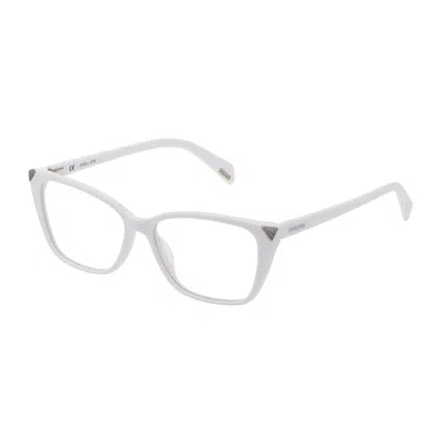 Police Ladies' Spectacle Frame  Vpl929-54847y  54 Mm Gbby2 In Transparent