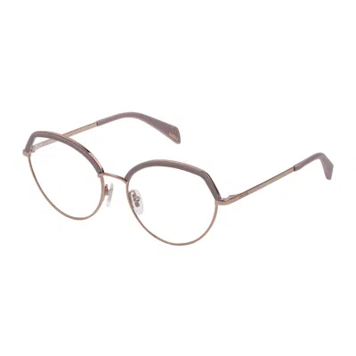 Police Ladies' Spectacle Frame  Vpl932-5508ff  55 Mm Gbby2 In Gray