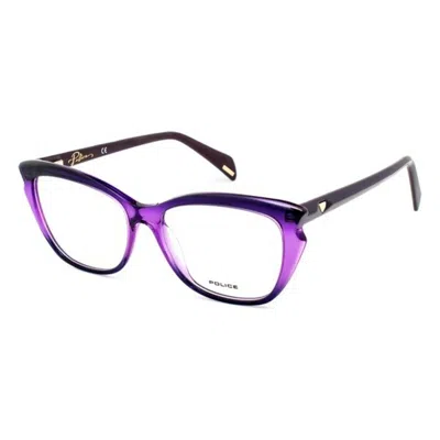 Police Ladies' Spectacle Frame  Vpla010d78  53 Mm Gbby2 In Purple