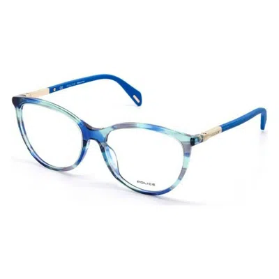 Police Ladies' Spectacle Frame  Vpla07550931  55 Mm Gbby2 In Gold