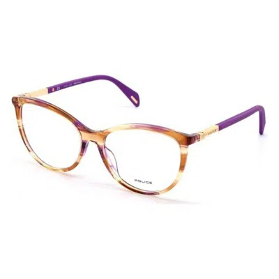 Police Ladies' Spectacle Frame  Vpla075509g2  55 Mm Gbby2 In Gray