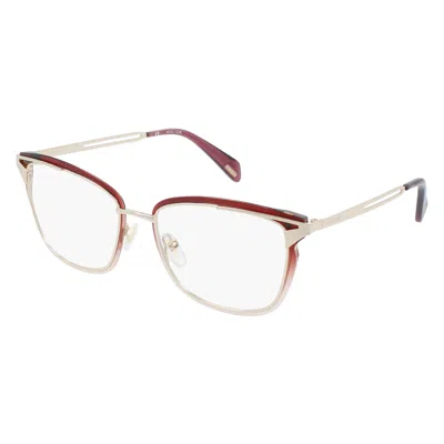 Police Ladies' Spectacle Frame  Vpla91-54300k  54 Mm Gbby2 In Gray