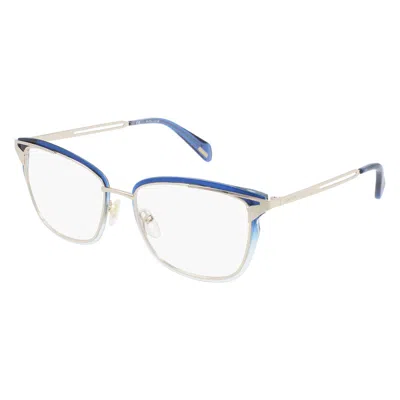 Police Ladies' Spectacle Frame  Vpla91-54300y  54 Mm Gbby2 In Gray