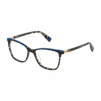 Police Ladies' Spectacle Frame  Vplf28-5105aw  51 Mm Gbby2 In Blue