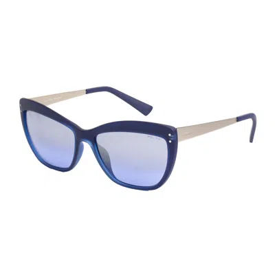 Police Ladies' Sunglasses  S1971m-56899x  56 Mm Gbby2 In Blue