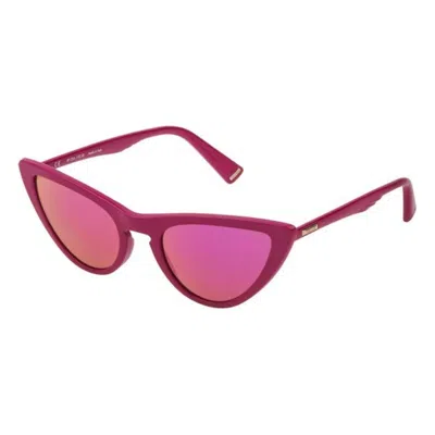 Police Ladies' Sunglasses  Spl902 6qwx 54  54 Mm Gbby2 In Pink