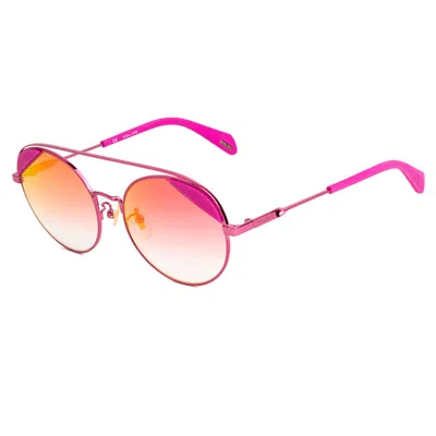 Police Ladies' Sunglasses  Spla94-548rfx  54 Mm Gbby2 In Pink