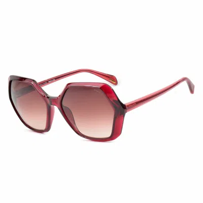 Police Ladies' Sunglasses  Spla98m5801ed Gbby2 In Red