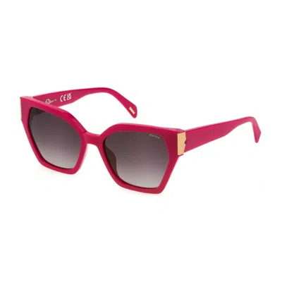 Police Ladies' Sunglasses  Spll34-5509m3  55 Mm Gbby2 In Pink